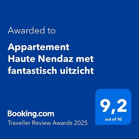 Appartement Haute Nendaz Met Fantastisch Uitzicht Esterno foto