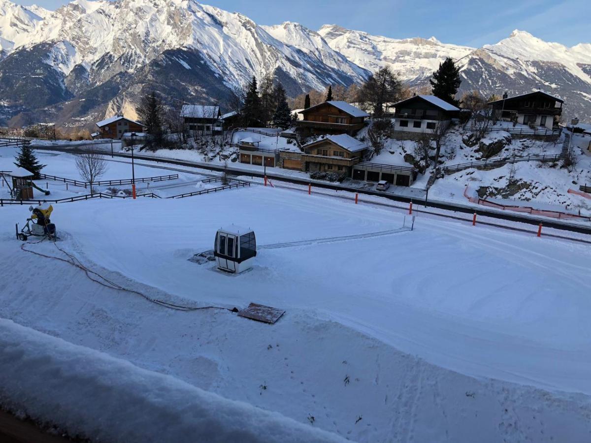 Appartement Haute Nendaz Met Fantastisch Uitzicht Esterno foto